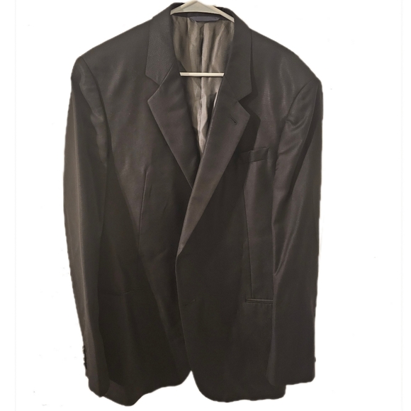 Armani Collezioni Other - Armani Collezioni Black Silk Wool Blend Blazer Mens Suit Jacket Size 44L